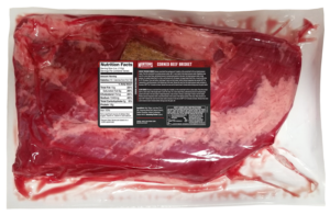 Corned Beef Brisket Back Packaging